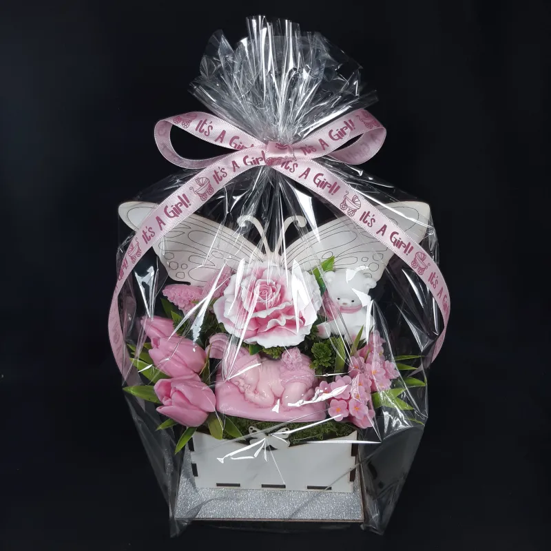 Aranžman od sapuna – “Dobro došla, princezo!” 🎀