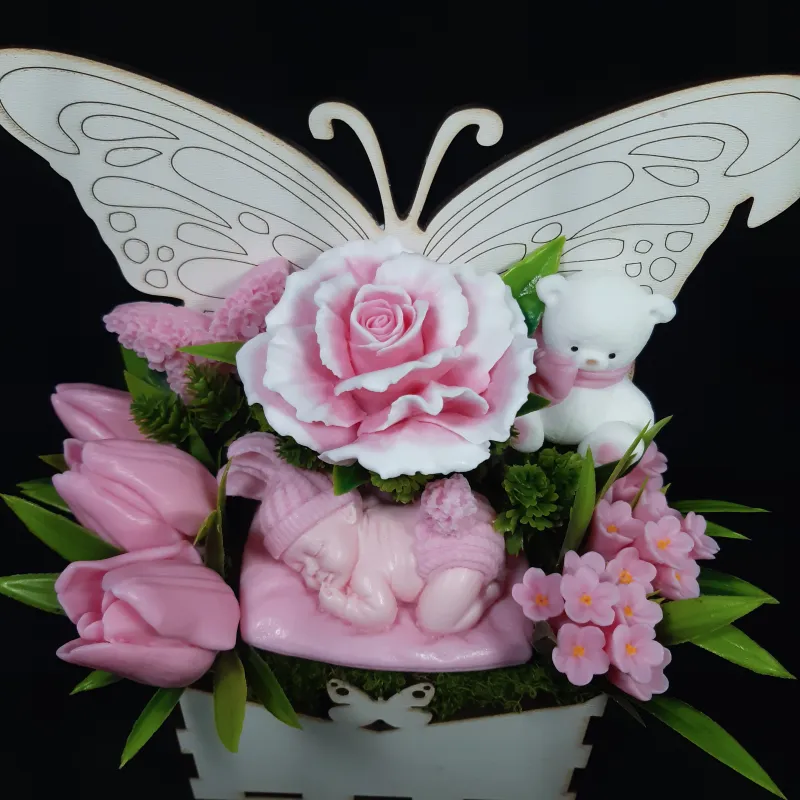 Aranžman od sapuna – “Dobro došla, princezo!” 🎀