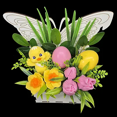 Aranžman za Uskrs sa pilencetom i jajima