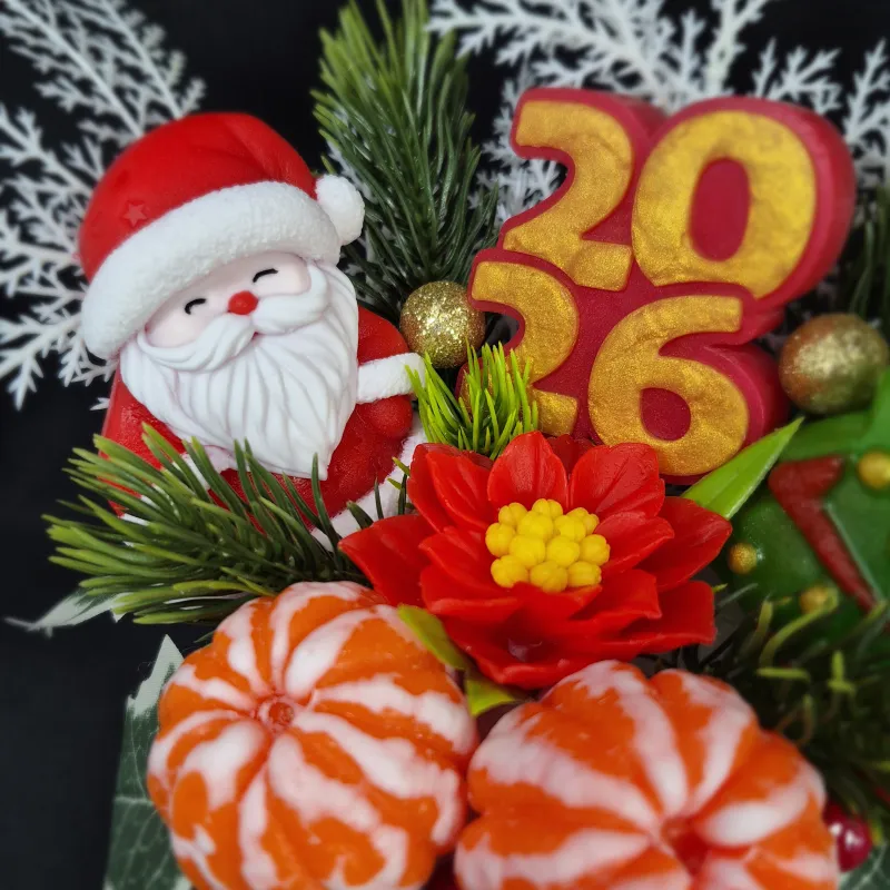 Novogodišnji set sapuna – praznična čarolija u saksiji