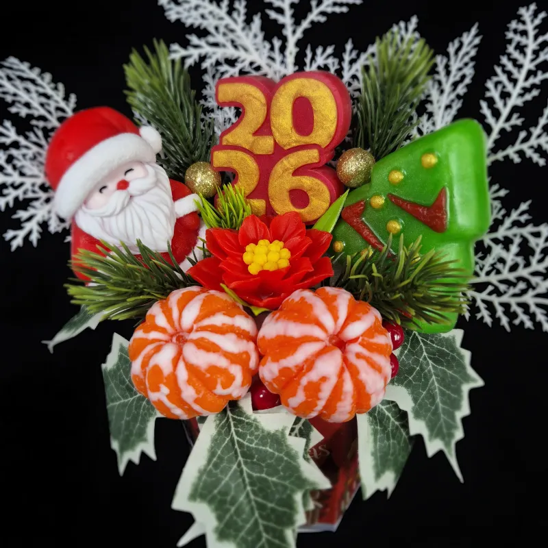 Novogodišnji set sapuna – praznična čarolija u saksiji