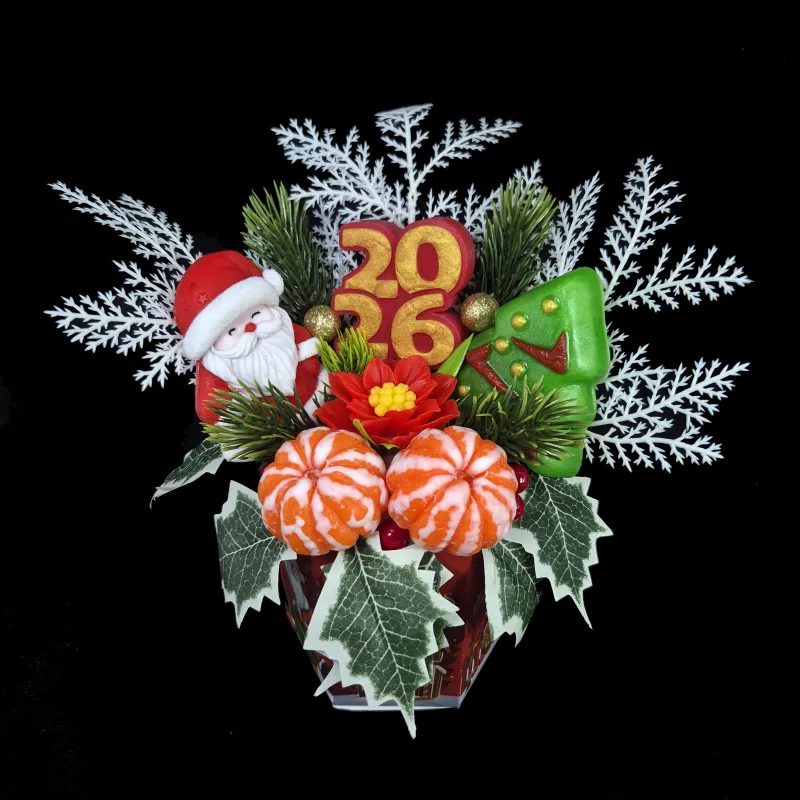 Novogodišnji set sapuna – praznična čarolija u saksiji