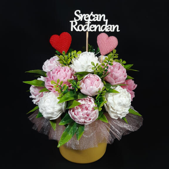 Drveni topper „Srećan rođendan“